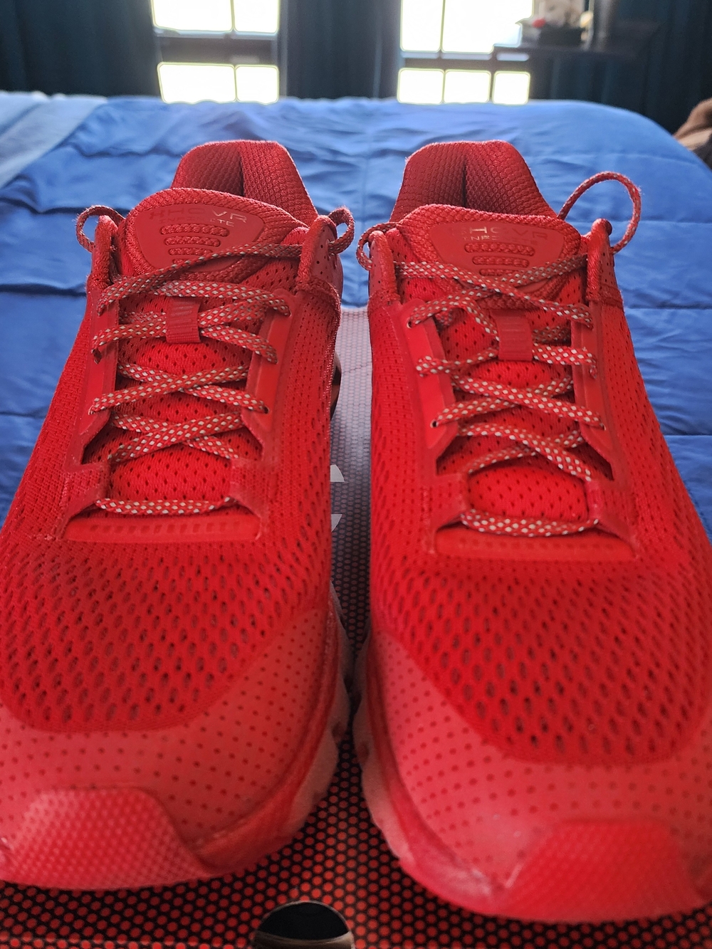 Under Armour Bright Red Men's Athletic Running Shoes